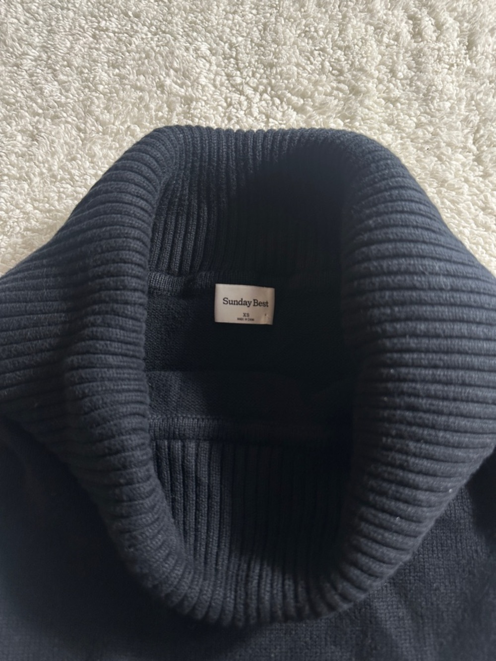 ARITZIA SUNDAY BEST TOPAZ OFF-THE-SHOULDER SWEATER - Picture 3 of 5